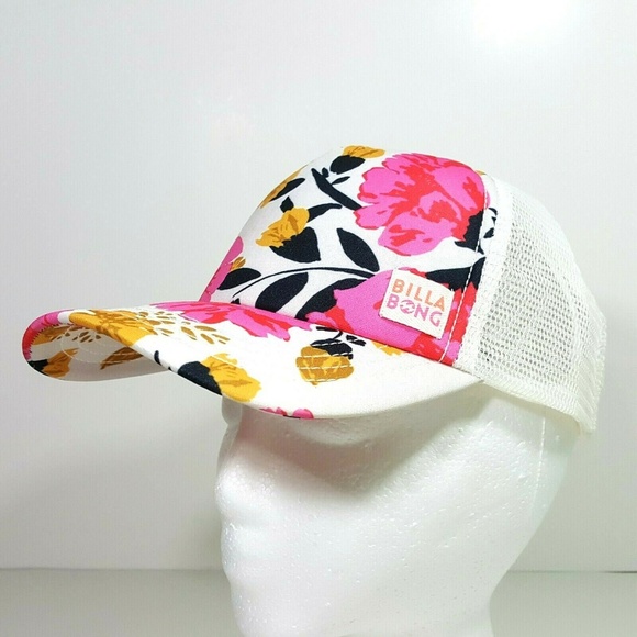 Billabong Accessories - Billabong Women's Snap Back Cap Trucker Mesh Multi Billabong Accessories - Billabong Women's Snap Back Cap Trucker Mesh Multi
